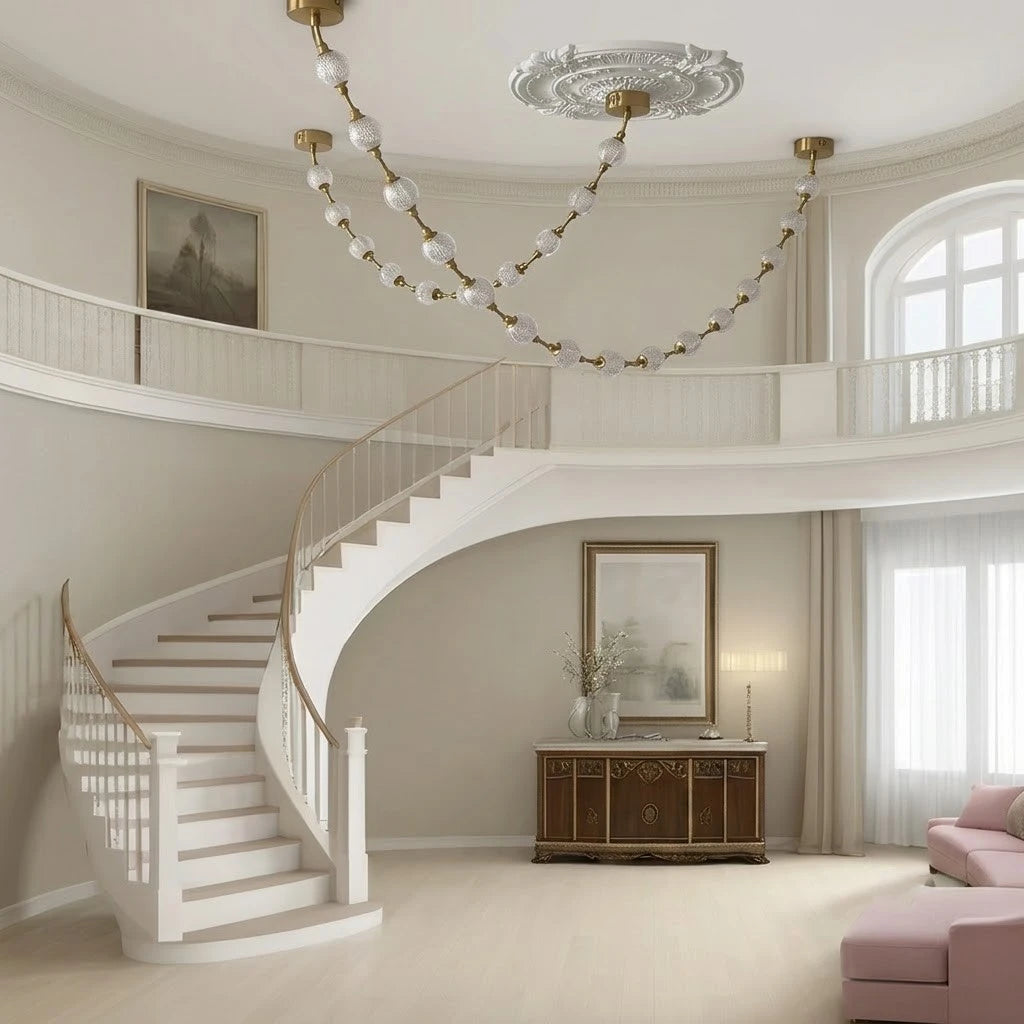 Beaded Strand Chandelier
