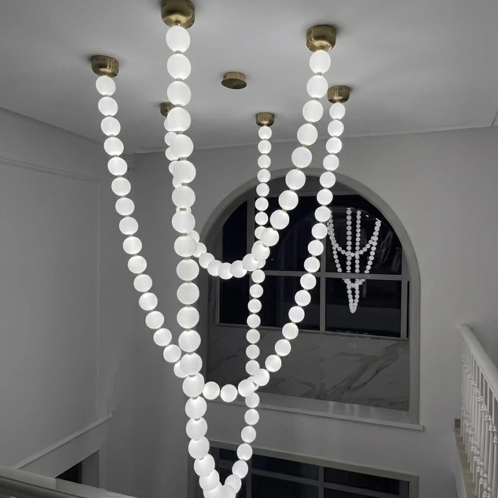 Beaded Strand Chandelier