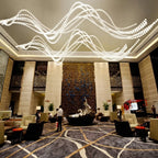 Beaded Strand Chandelier