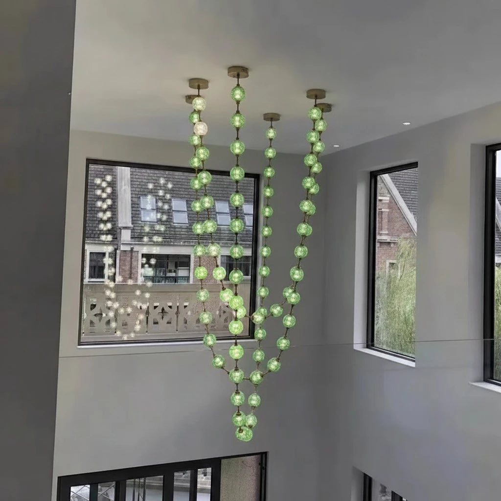 Beaded Strand Chandelier