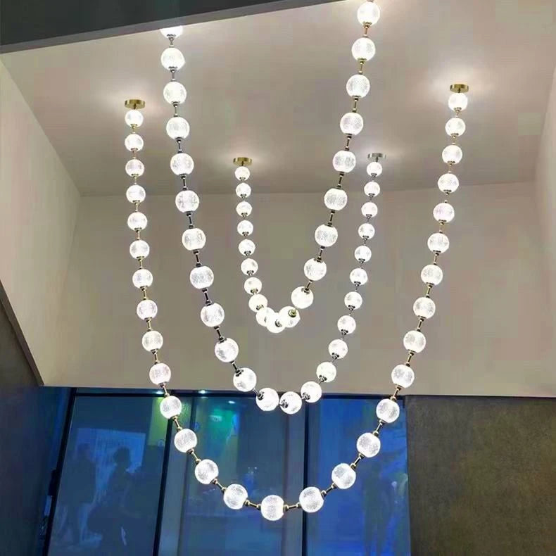 Beaded Strand Chandelier