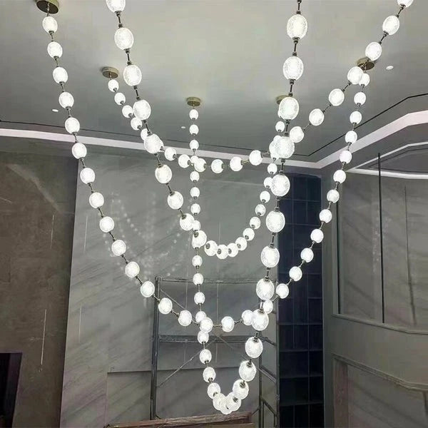 Beaded Strand Chandelier