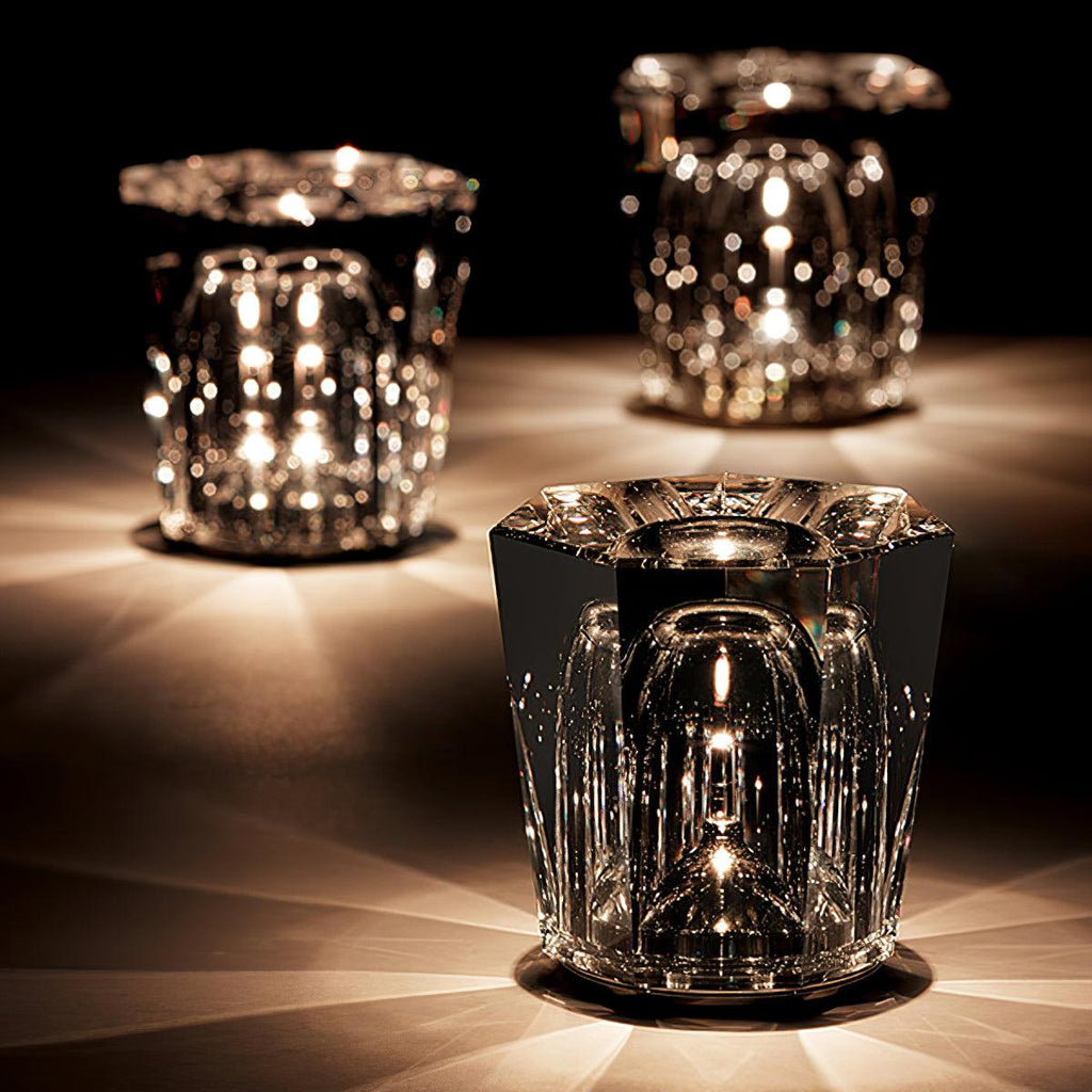 Becrux Crystal Cordless Table Lamp