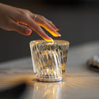 Becrux Crystal Cordless Table Lamp