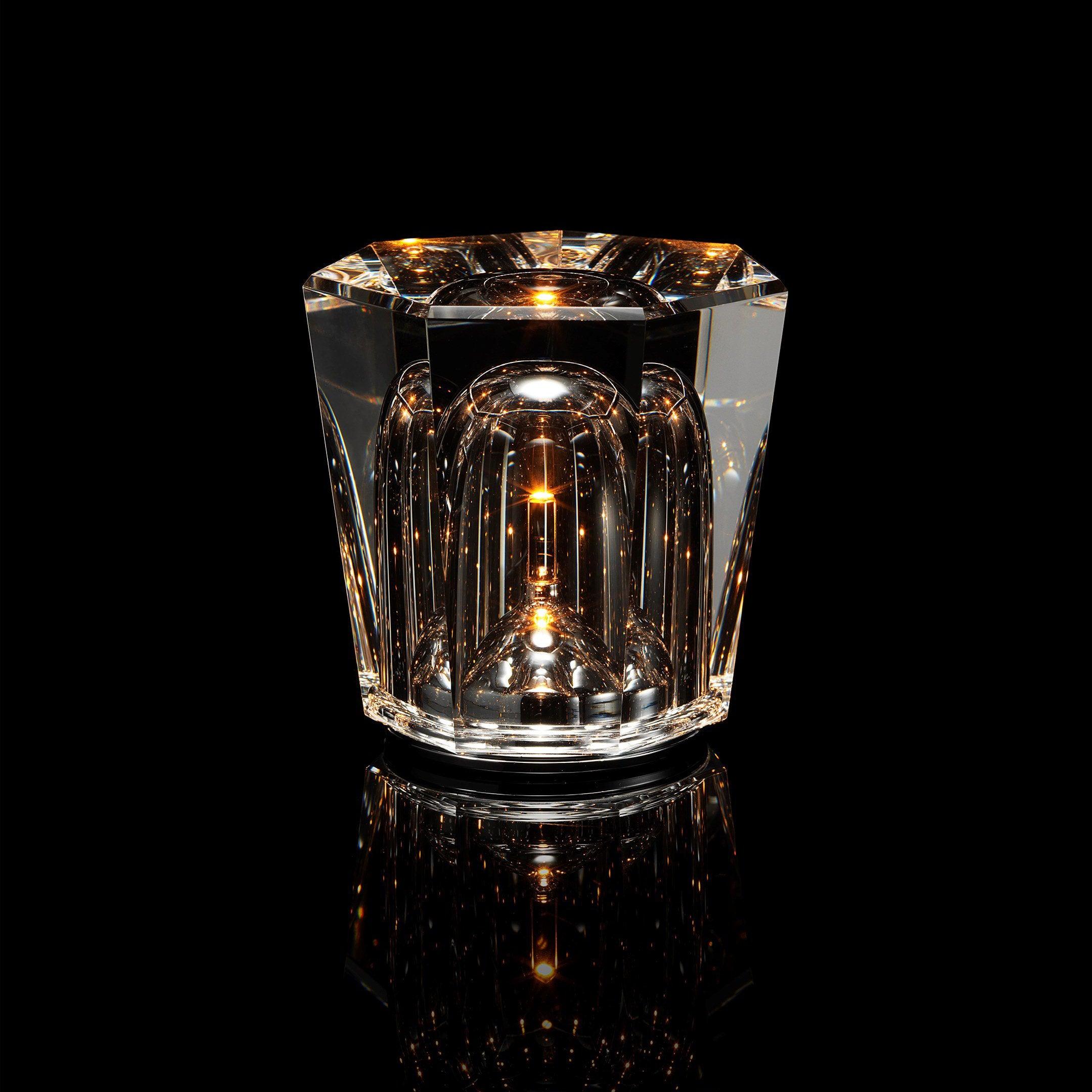 Becrux Crystal Cordless Table Lamp
