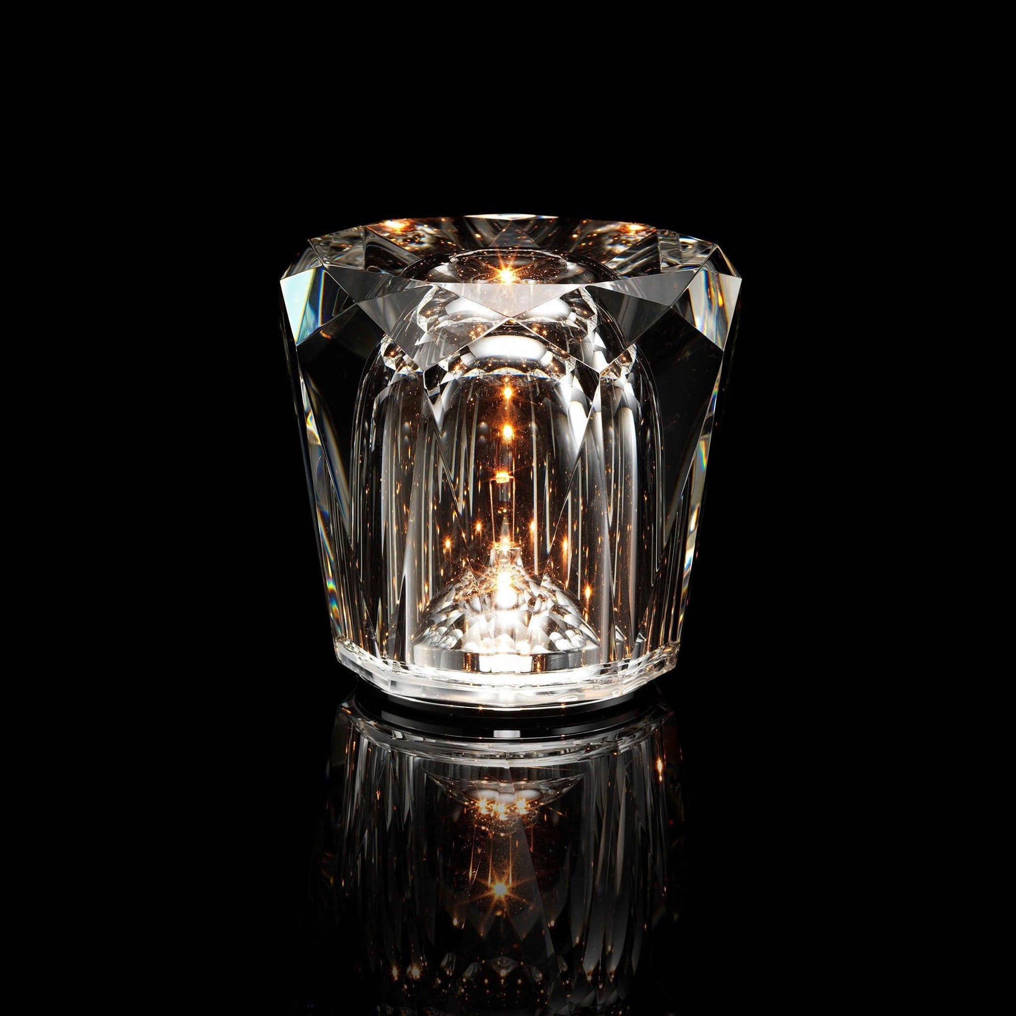 Becrux Crystal Cordless Table Lamp