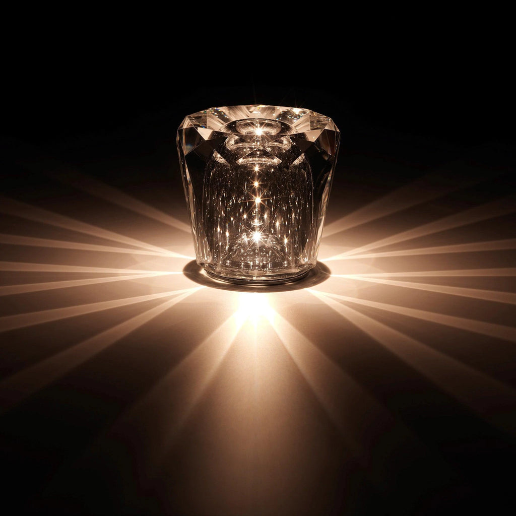 Becrux Crystal Cordless Table Lamp