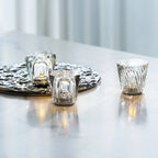 Illuminated Modern Crystal Cordless Table Lamp on Bright Tabletop