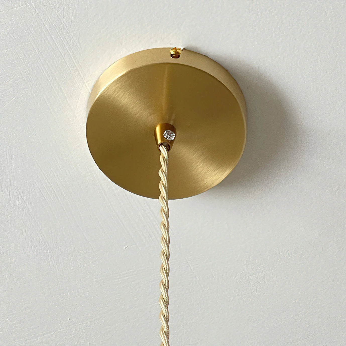 Blush Glass Rattan Sphere Pendant