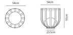 Bols Outdoor Garden Lamp