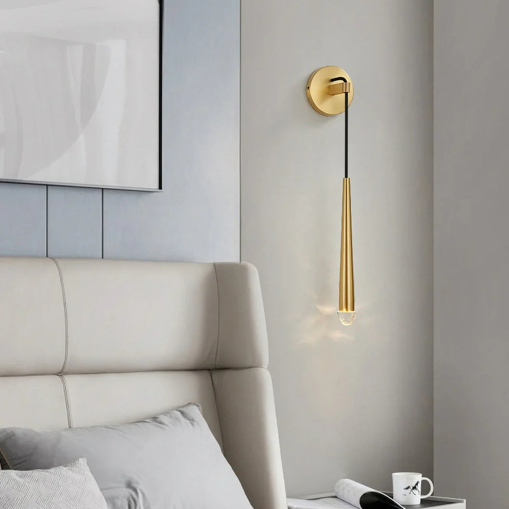 Brass Spinal Tube Wall Lamp
