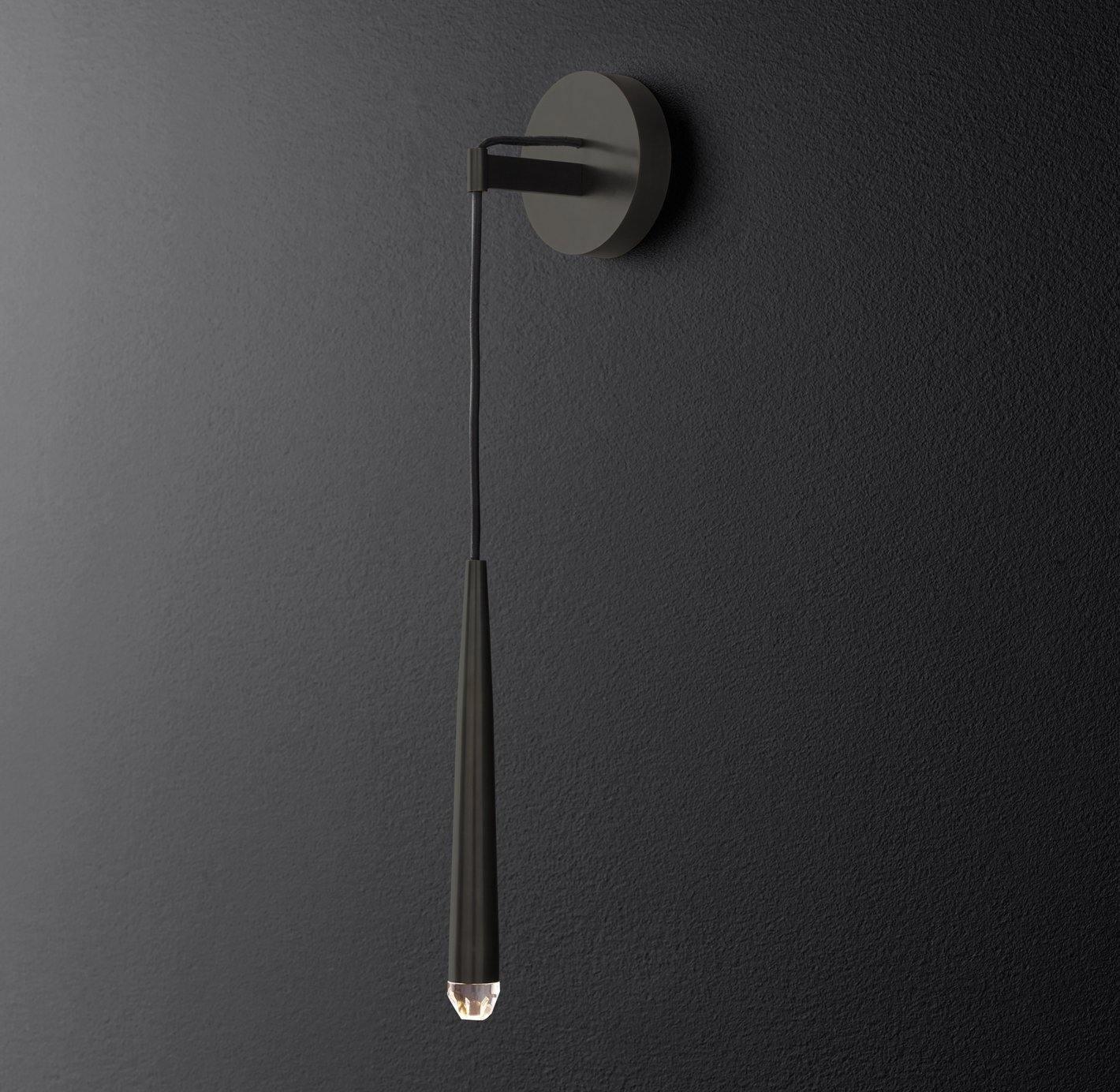 Brass Spinal Tube Wall Lamp