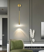 Brass Spinal Tube Wall Lamp