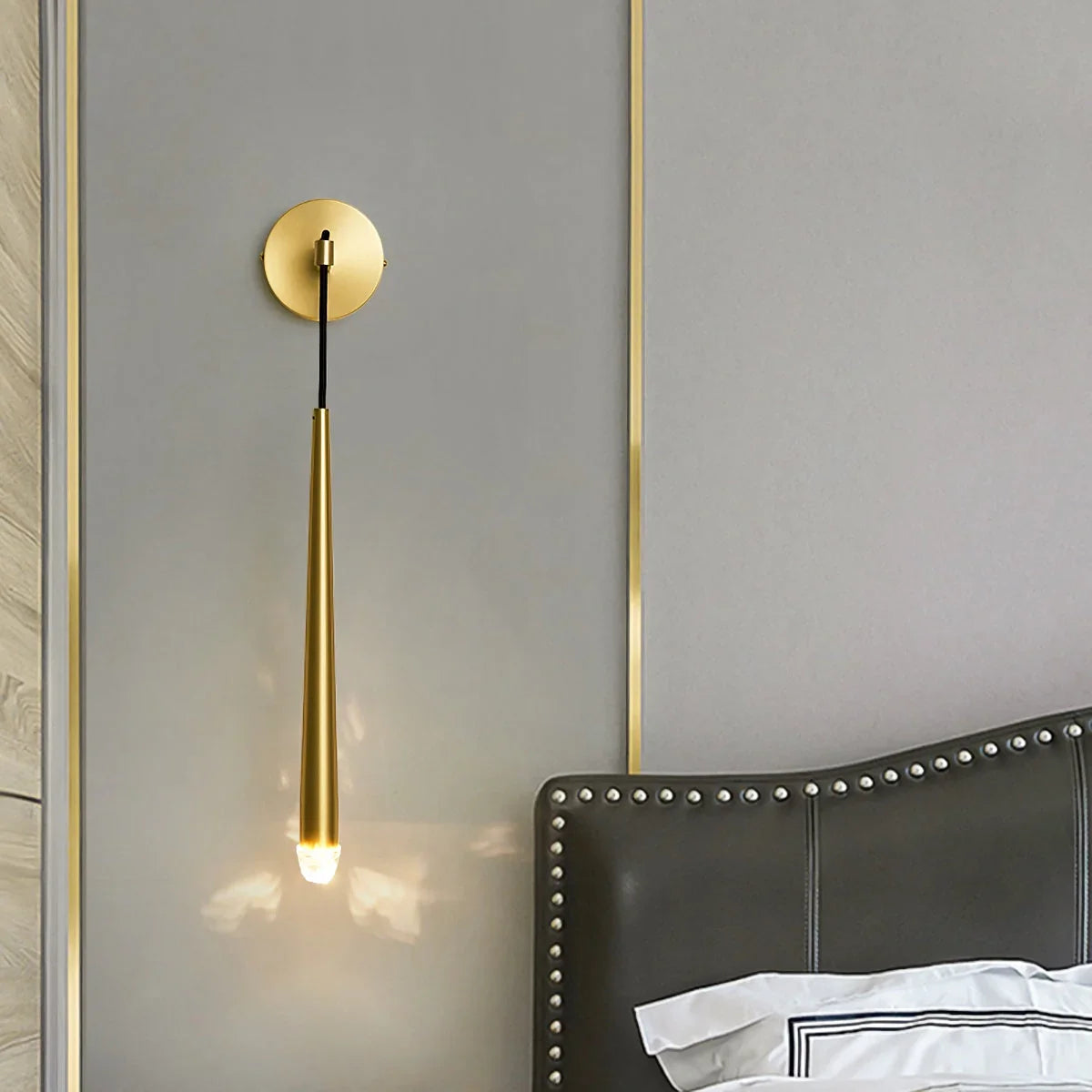 Brass Spinal Tube Wall Lamp