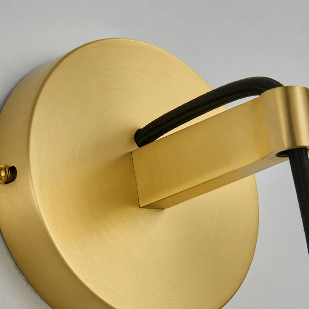 Brass Spinal Tube Wall Lamp