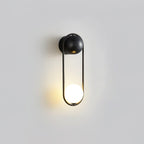 Brass Orb Wall Sconce