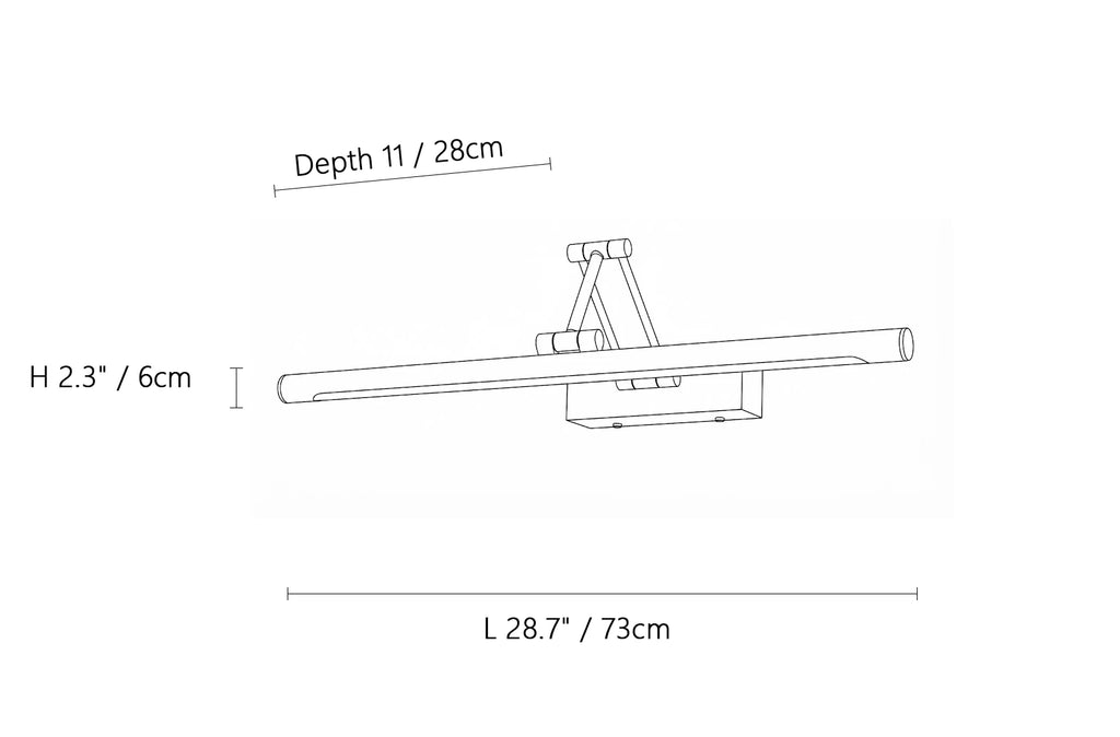 Brillan Frame Rechargeable Wall Light