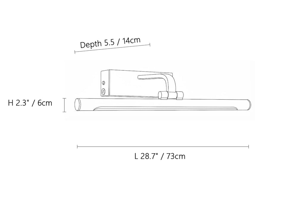 Brillan Frame Rechargeable Wall Light