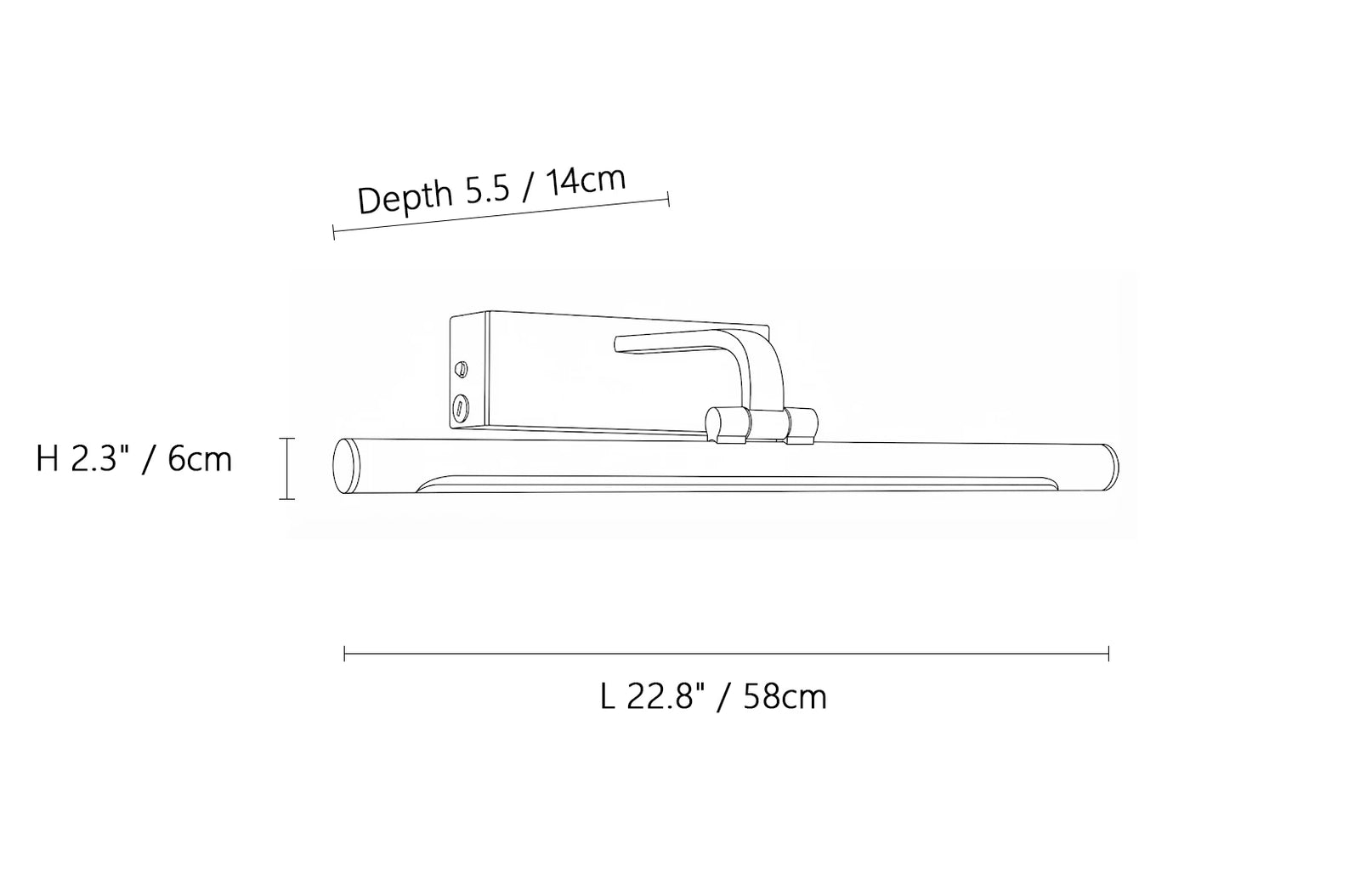 Brillan Frame Rechargeable Wall Light