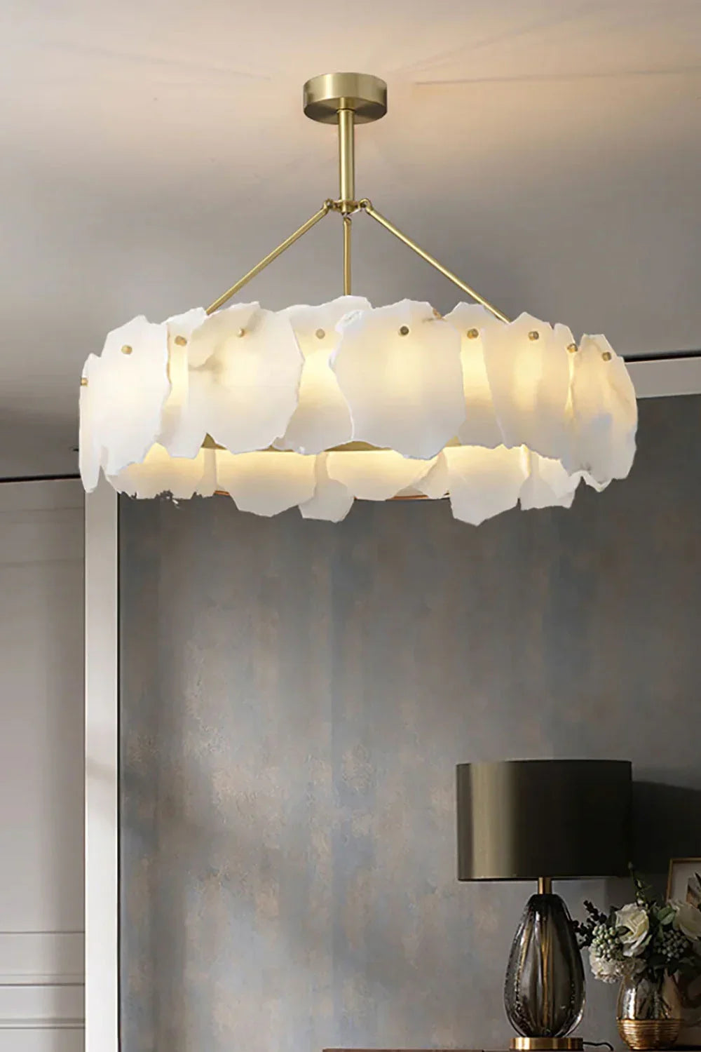 Burton Alabaster Chandelier