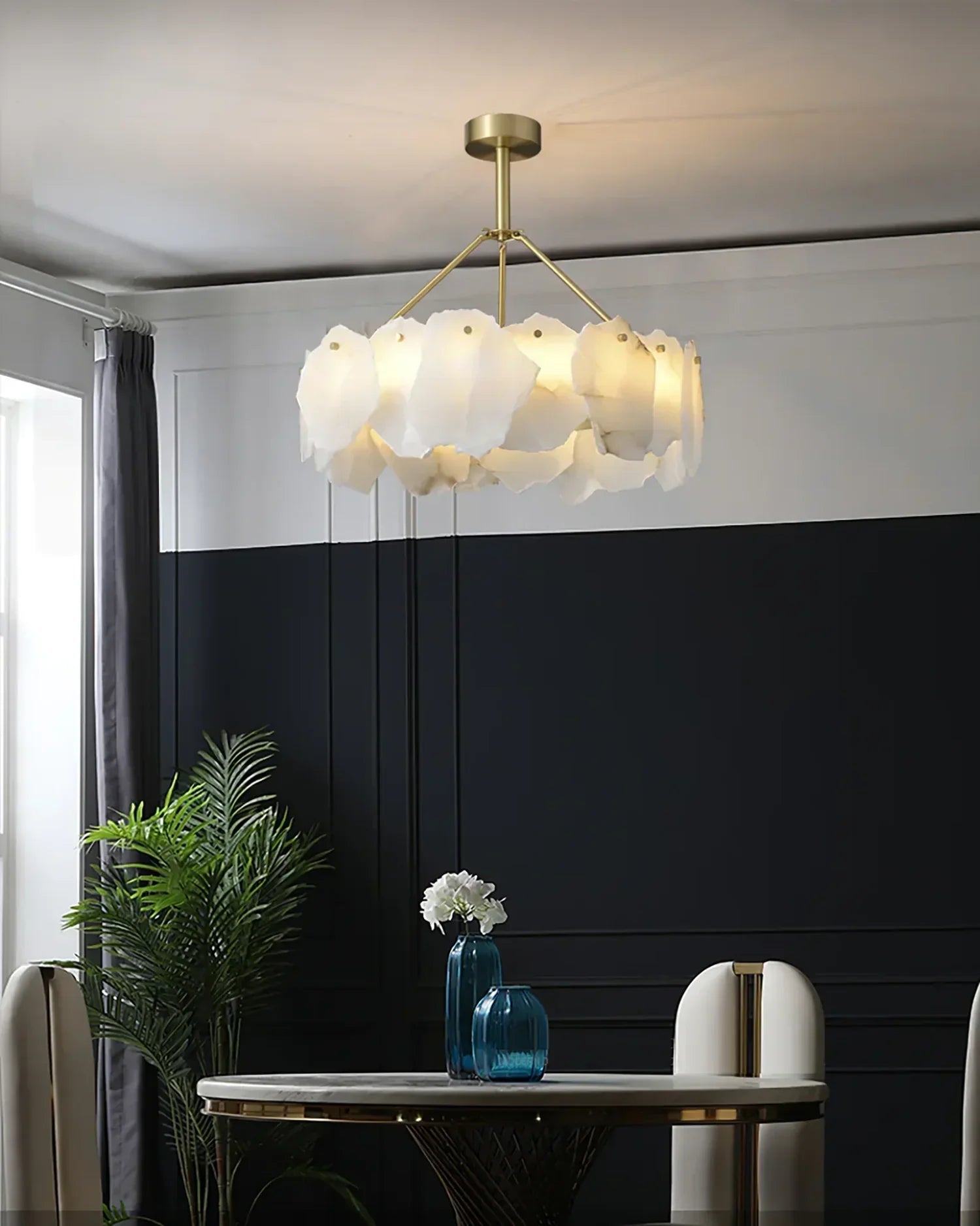 Burton Alabaster Chandelier