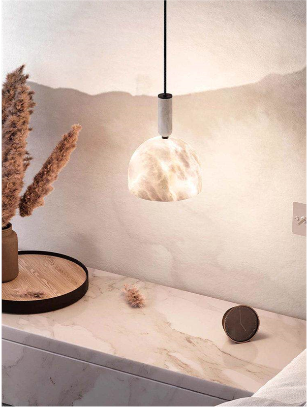 Cairo Dome Alabaster Pendant Light
