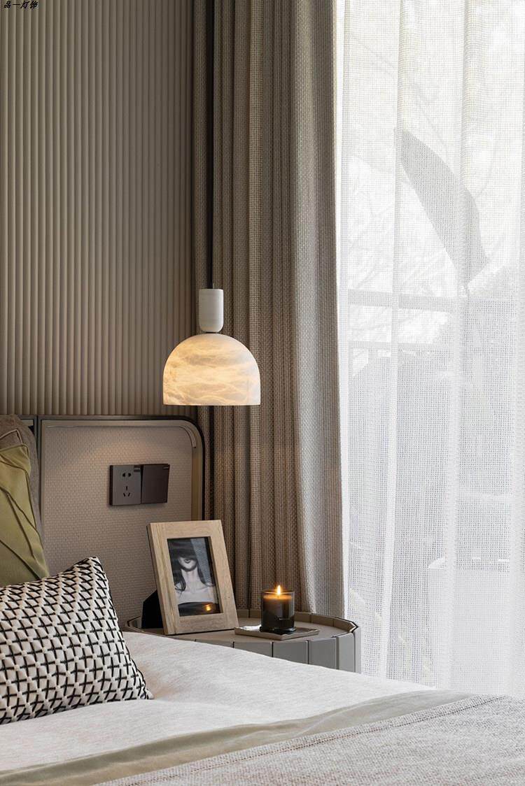 Cairo Dome Alabaster Pendant Light