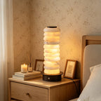Calla Alabaster Stacking Table Lamp
