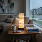 Calla Alabaster Stacking Table Lamp