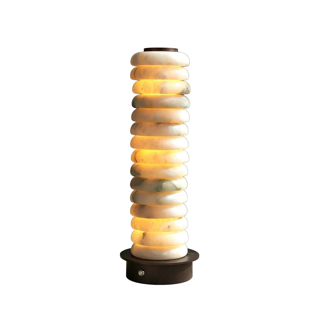 Calla Alabaster Stacking Table Lamp