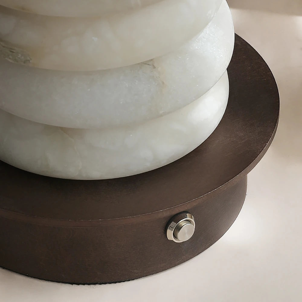 Calla Alabaster Stacking Table Lamp