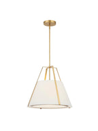 Suspension lanterne en tissu Callista