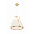 Suspension lanterne en tissu Callista