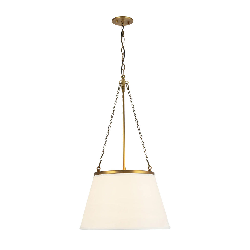 Callista Fabric Tapered Pendant Lamp