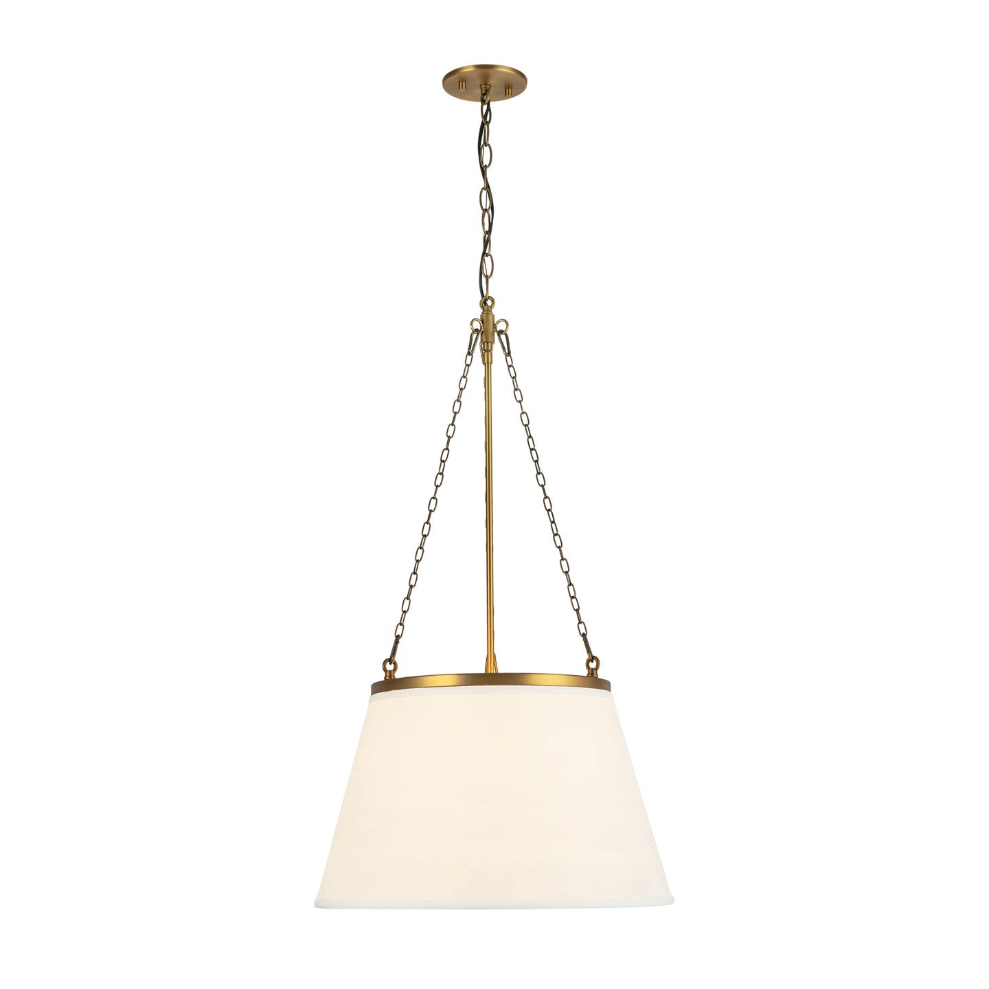 Callista Fabric Tapered Pendant Lamp