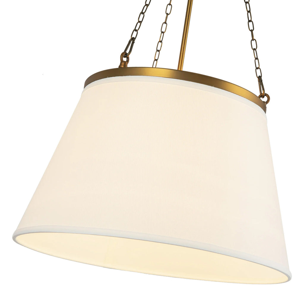 Callista Fabric Tapered Pendant Lamp