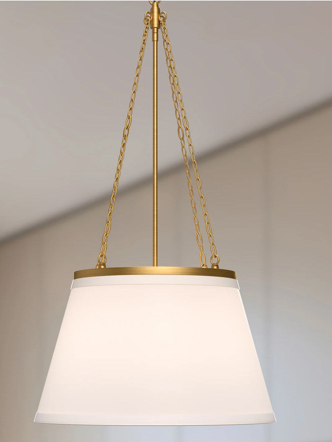 Callista Fabric Tapered Pendant Lamp