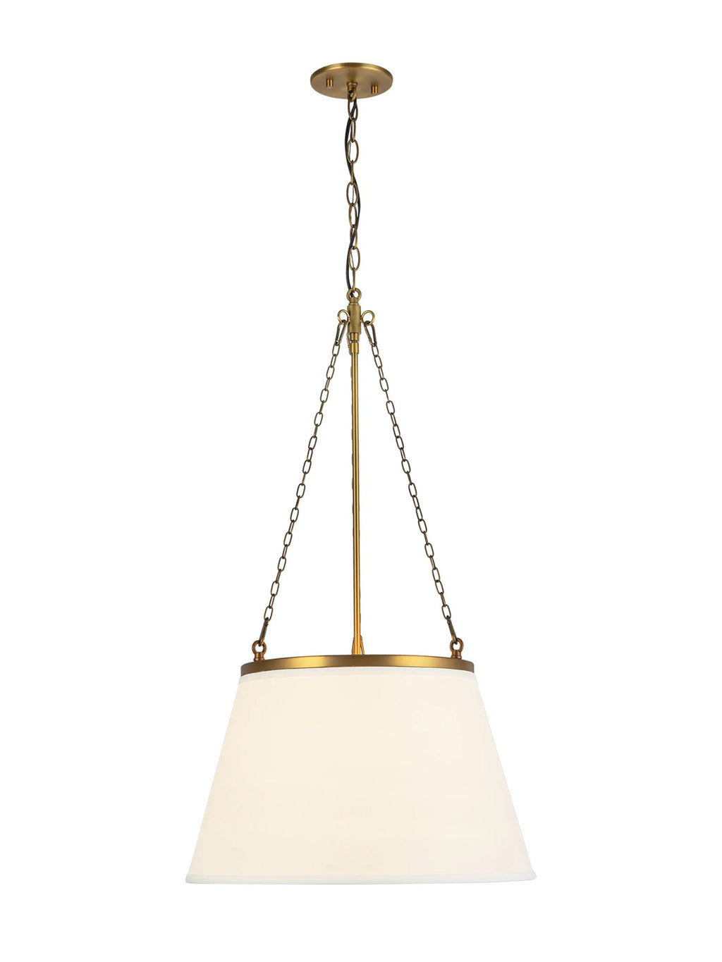 Callista Fabric Tapered Pendant Lamp