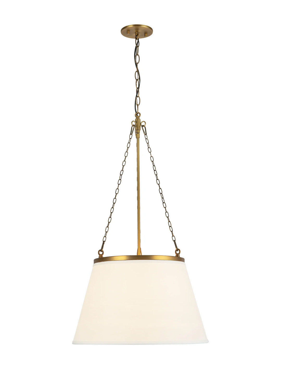Callista Fabric Tapered Pendant Lamp