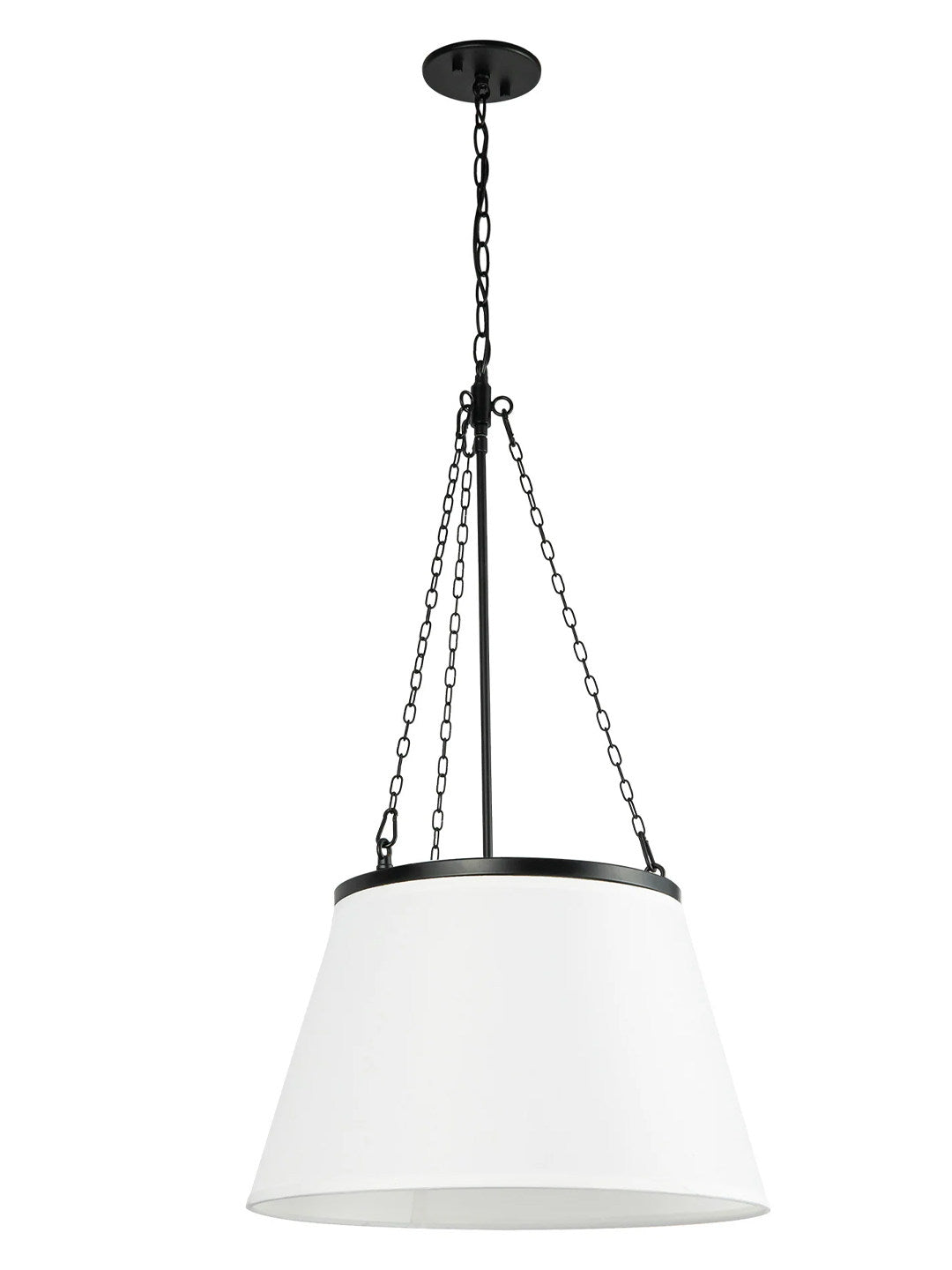 Callista Fabric Tapered Pendant Lamp