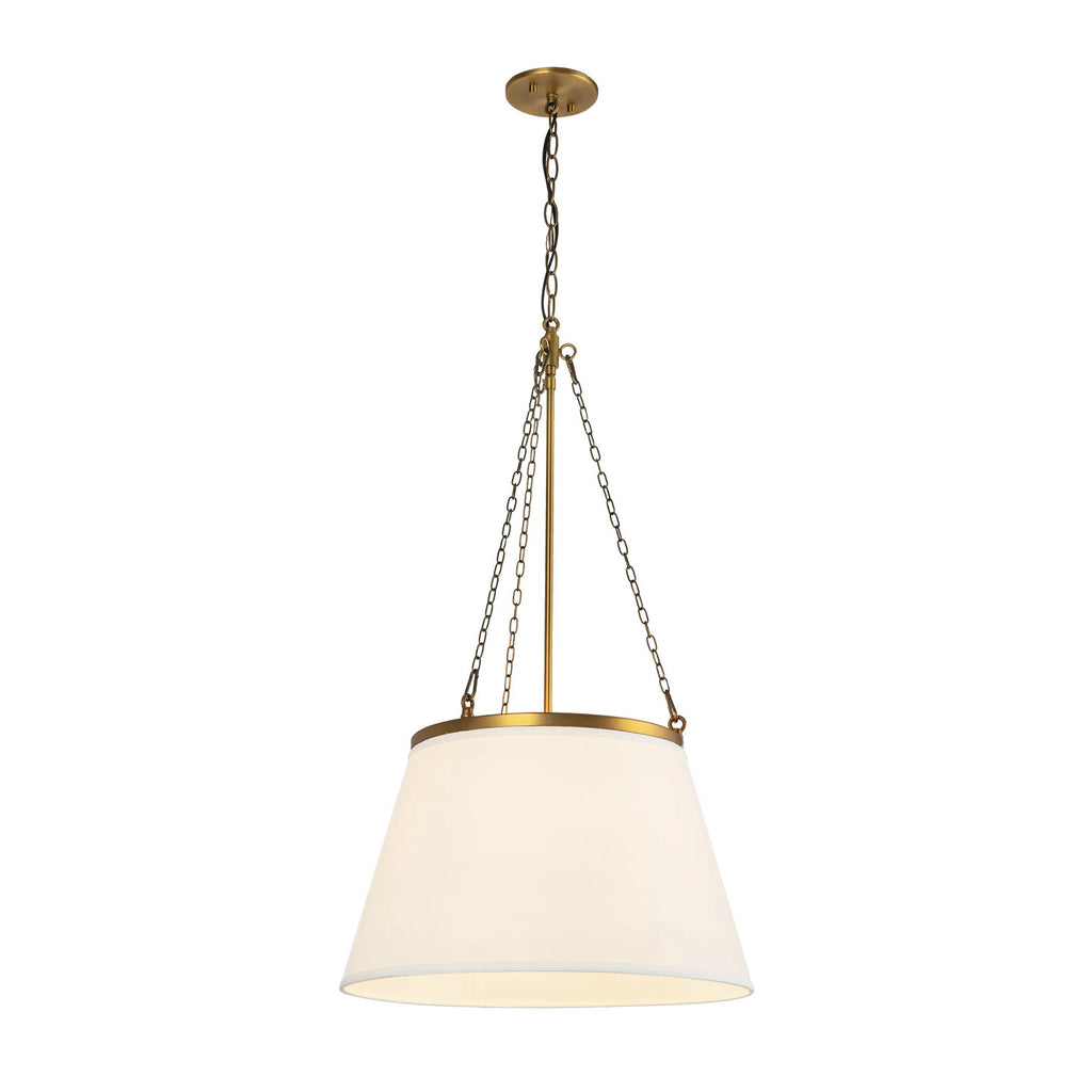 Callista Fabric Tapered Pendant Lamp