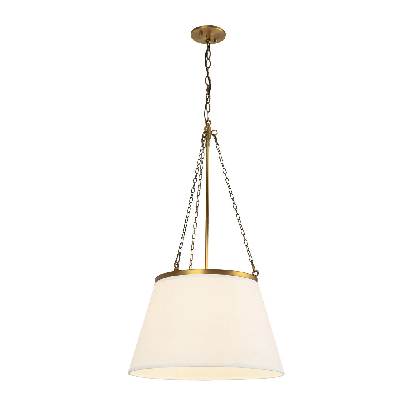 Callista Fabric Tapered Pendant Lamp