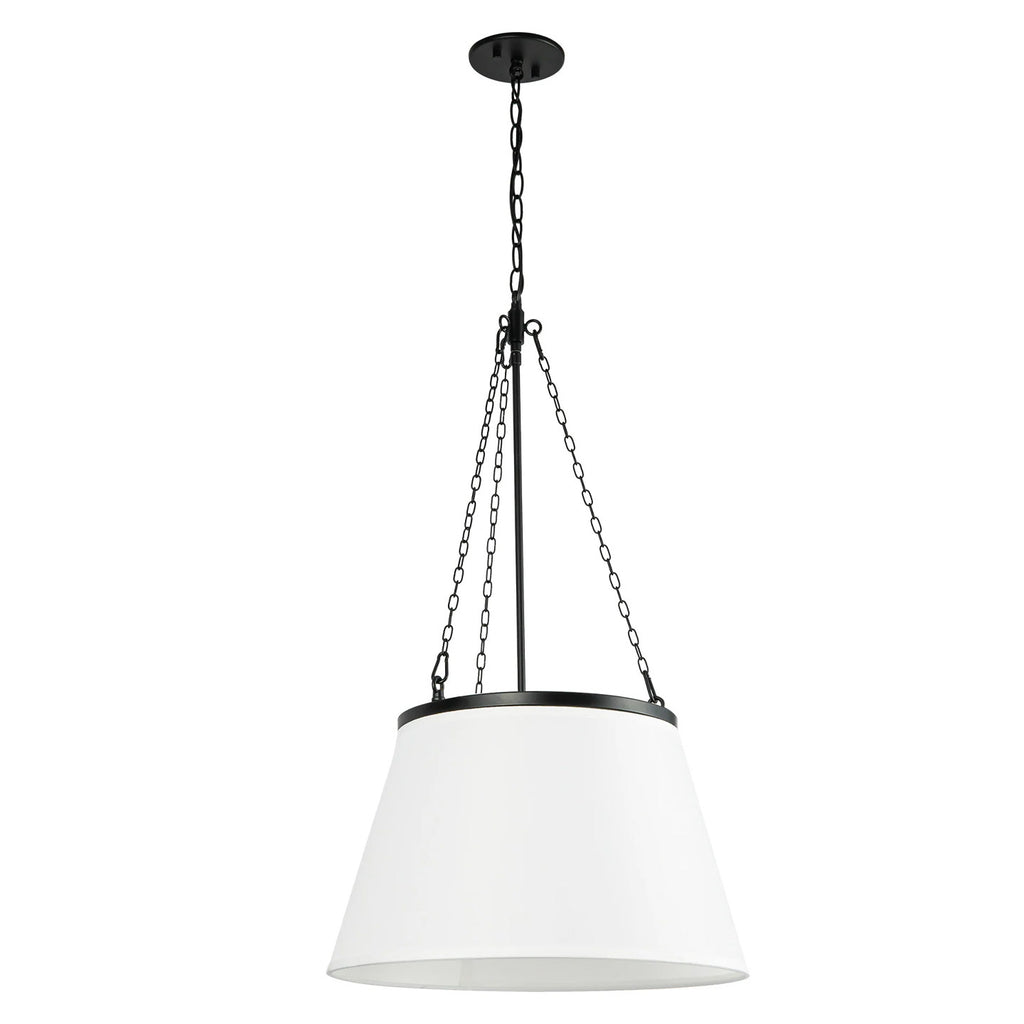 Callista Fabric Tapered Pendant Lamp