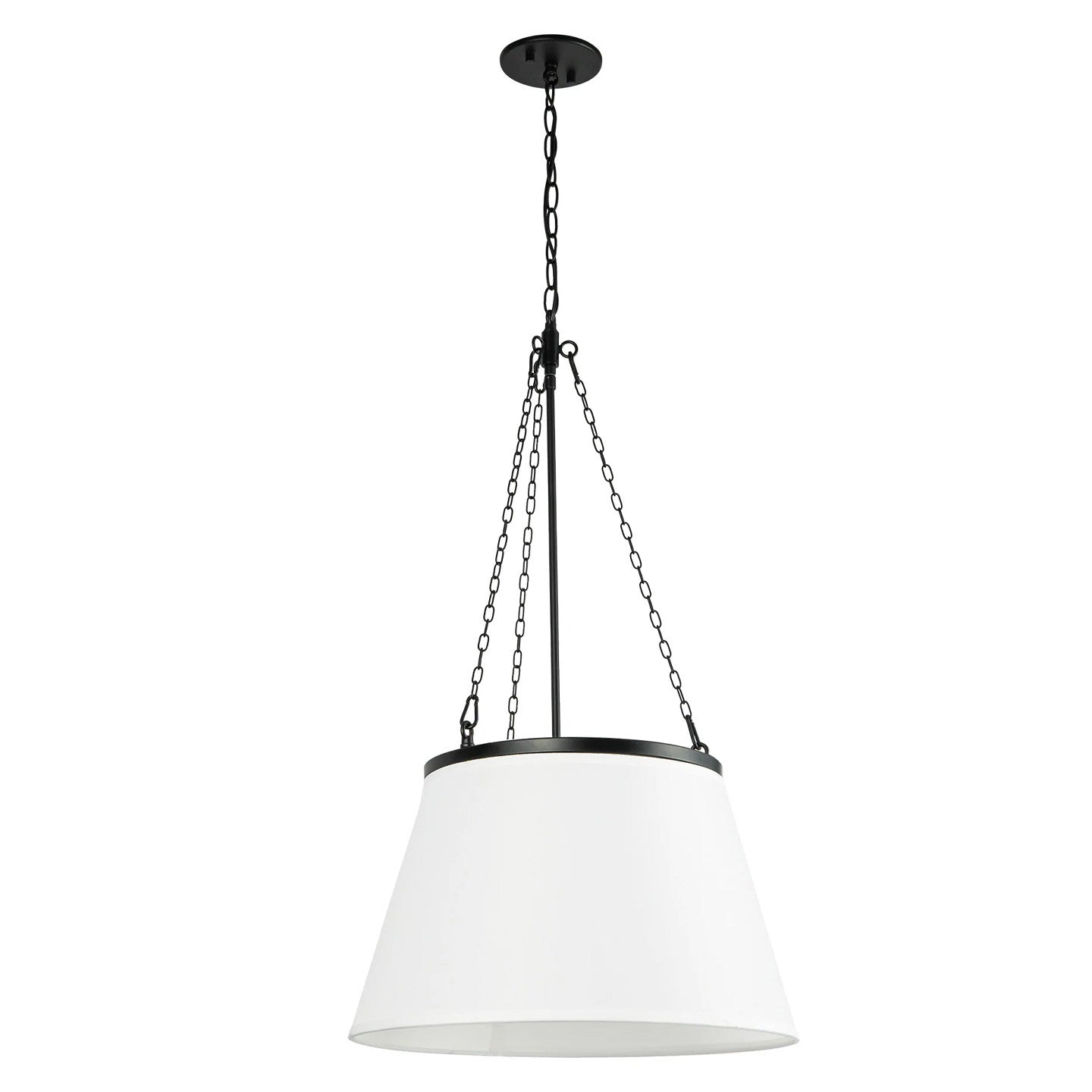Callista Fabric Tapered Pendant Lamp