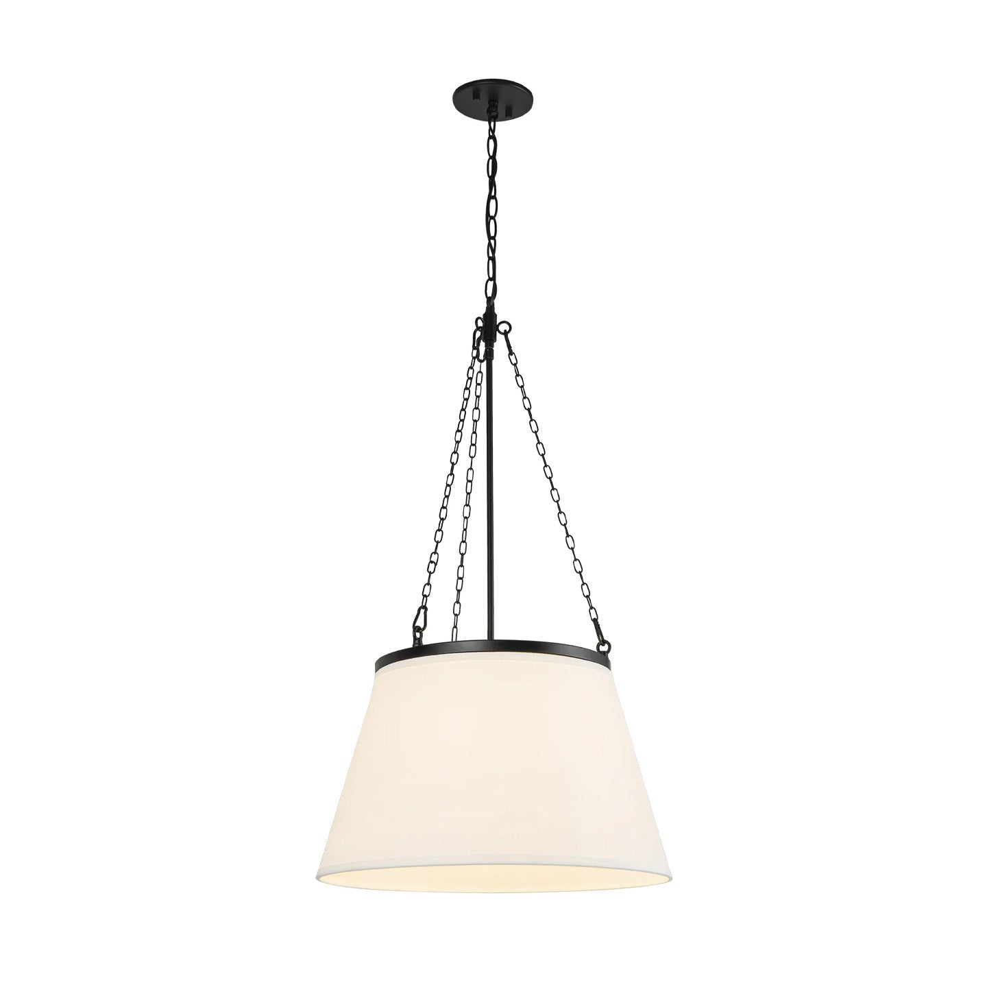 Callista Fabric Tapered Pendant Lamp