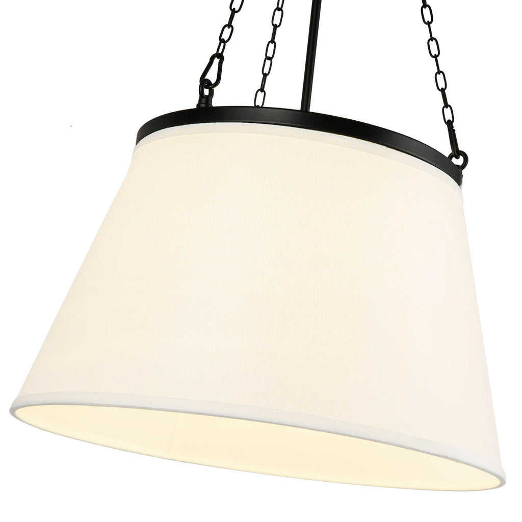 Callista Fabric Tapered Pendant Lamp