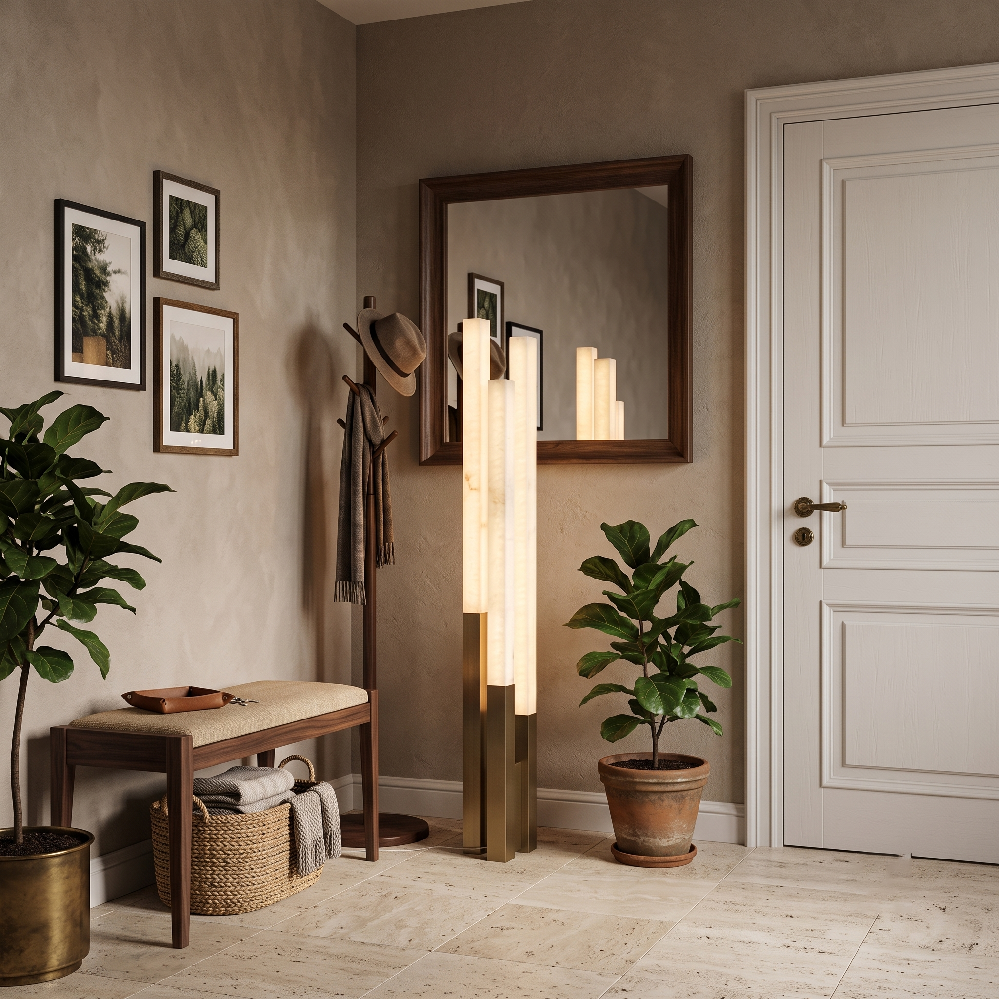 Callisto Alabaster Floor Lamp