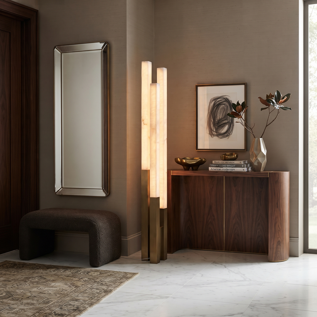 Callisto Alabaster Floor Lamp