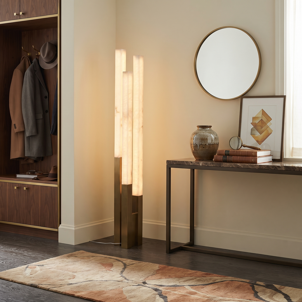 Callisto Alabaster Floor Lamp