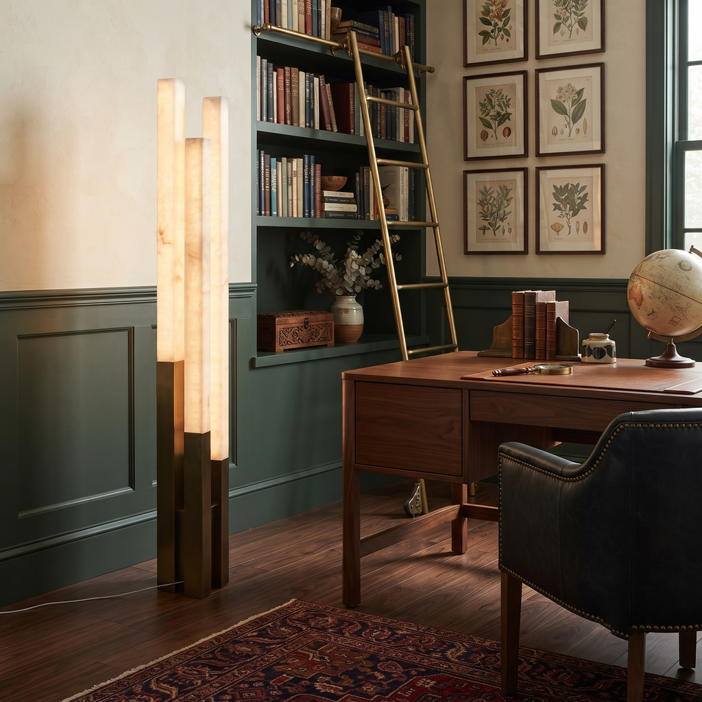 Callisto Alabaster Floor Lamp